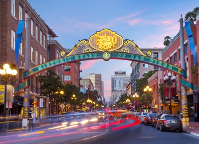 Image of the gaslamp San Diego