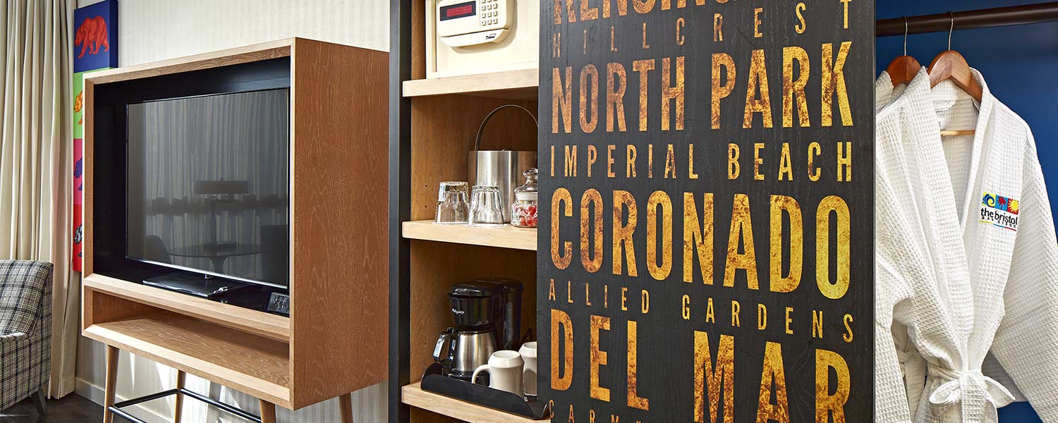 image of props in guest room