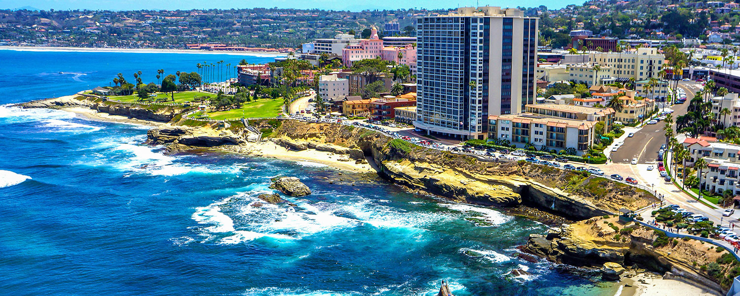 arial image of la jolla